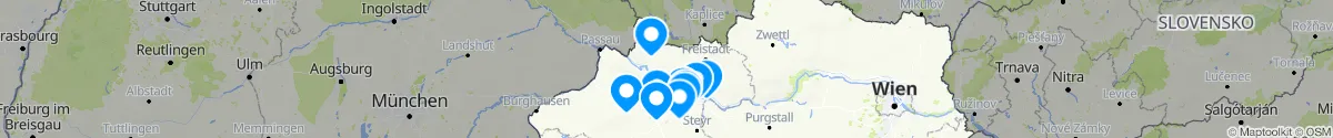 Map view for Pharmacies emergency services nearby Sankt Oswald bei Haslach (Rohrbach, Oberösterreich)